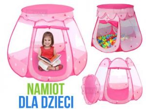 Automatyczny Namiot Dla Dzieci BASIC (różowy).