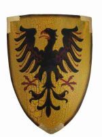 Metalowa Tarcza Średniowieczna - Dekorayjna.